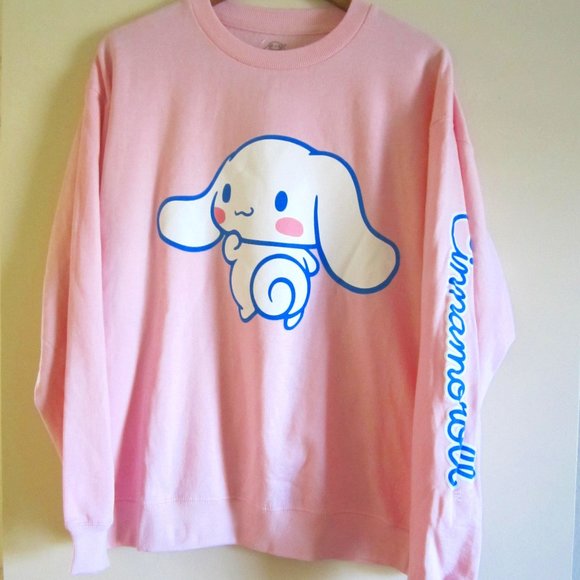 Sanrio Tops - Cinnamorollo Sanrio Pink Sweat Shirt